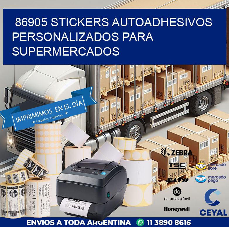 86905 STICKERS AUTOADHESIVOS PERSONALIZADOS PARA SUPERMERCADOS
