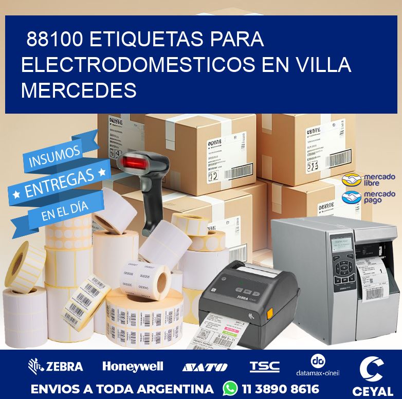 88100 ETIQUETAS PARA ELECTRODOMESTICOS EN VILLA MERCEDES