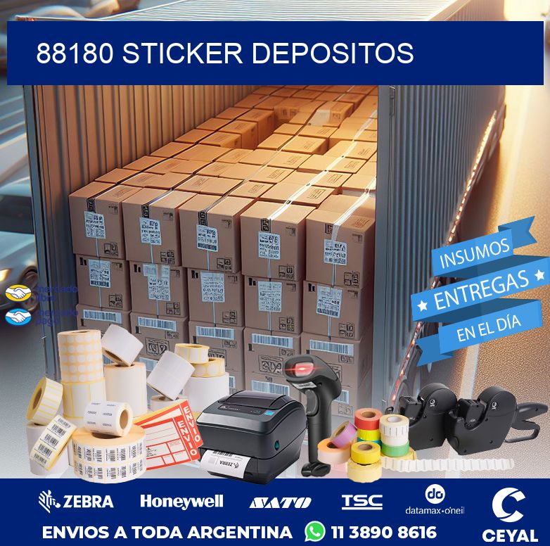 88180 STICKER DEPOSITOS