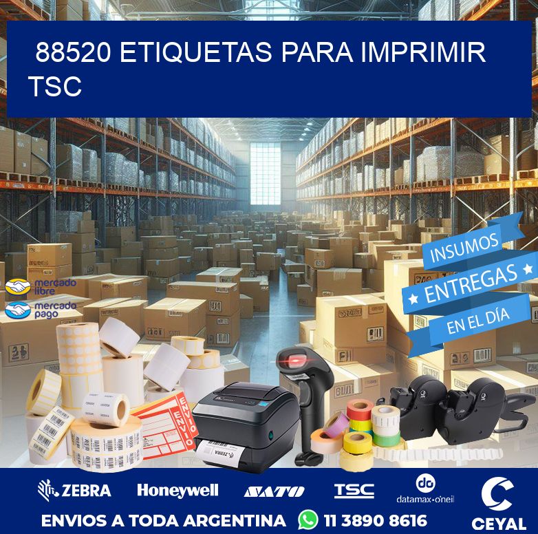 88520 ETIQUETAS PARA IMPRIMIR TSC