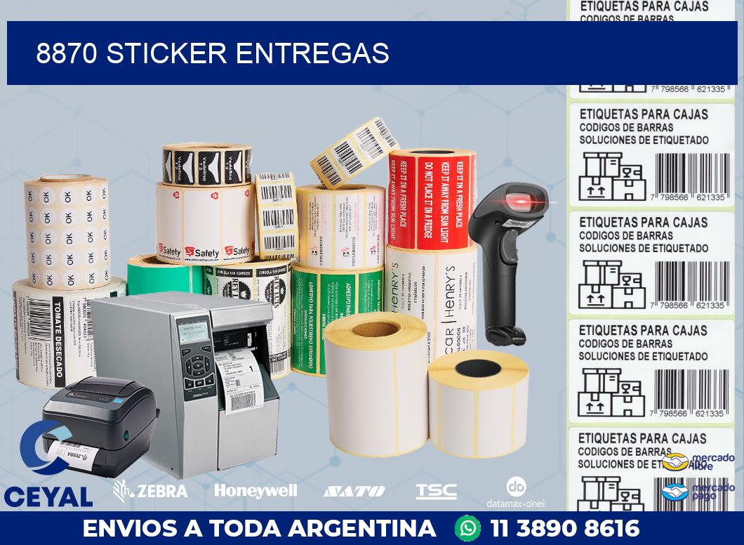 8870 STICKER ENTREGAS