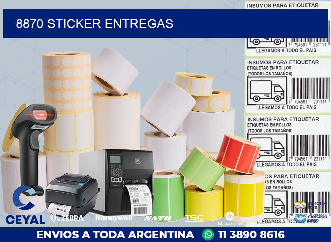 8870 STICKER ENTREGAS