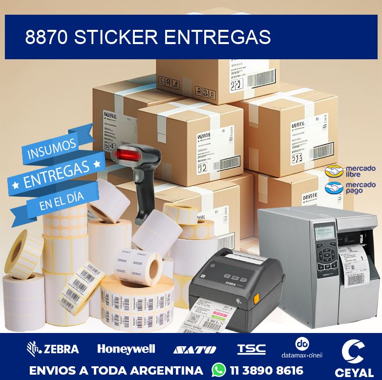 8870 STICKER ENTREGAS