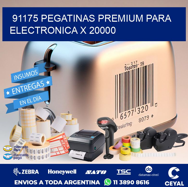 91175 PEGATINAS PREMIUM PARA ELECTRONICA X 20000
