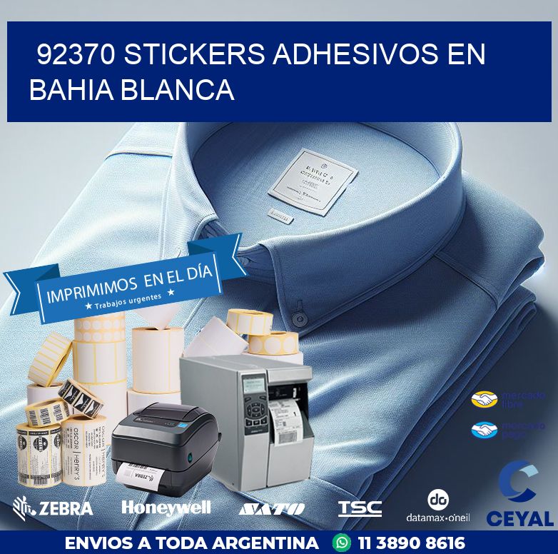 92370 STICKERS ADHESIVOS EN BAHIA BLANCA