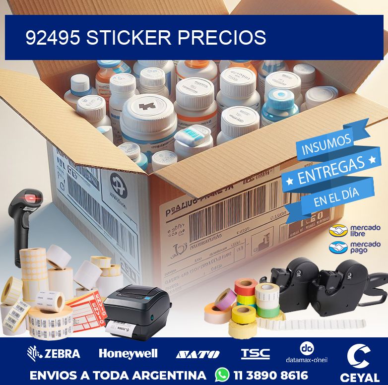 92495 STICKER PRECIOS