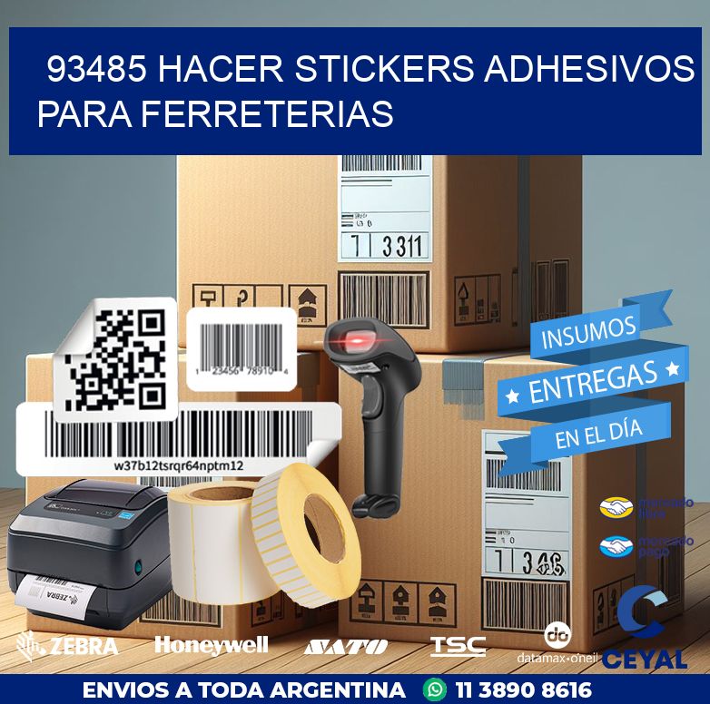 93485 HACER STICKERS ADHESIVOS PARA FERRETERIAS