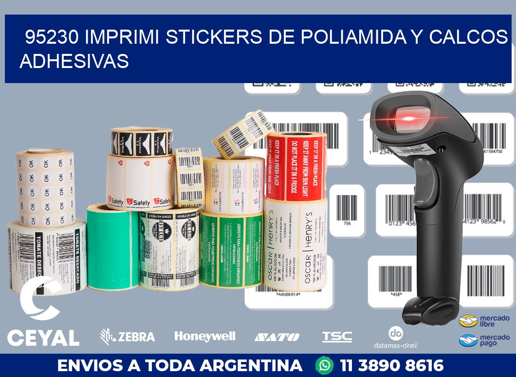 95230 IMPRIMI STICKERS DE POLIAMIDA Y CALCOS ADHESIVAS