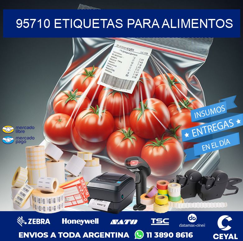 95710 ETIQUETAS PARA ALIMENTOS
