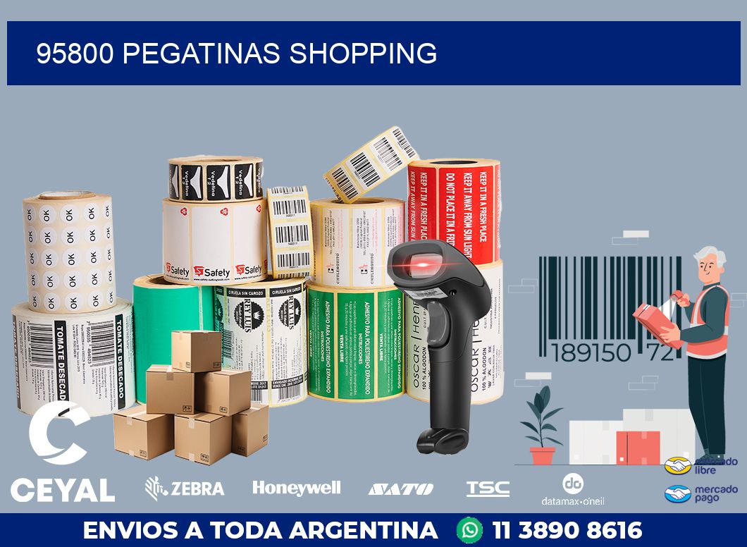 95800 PEGATINAS SHOPPING