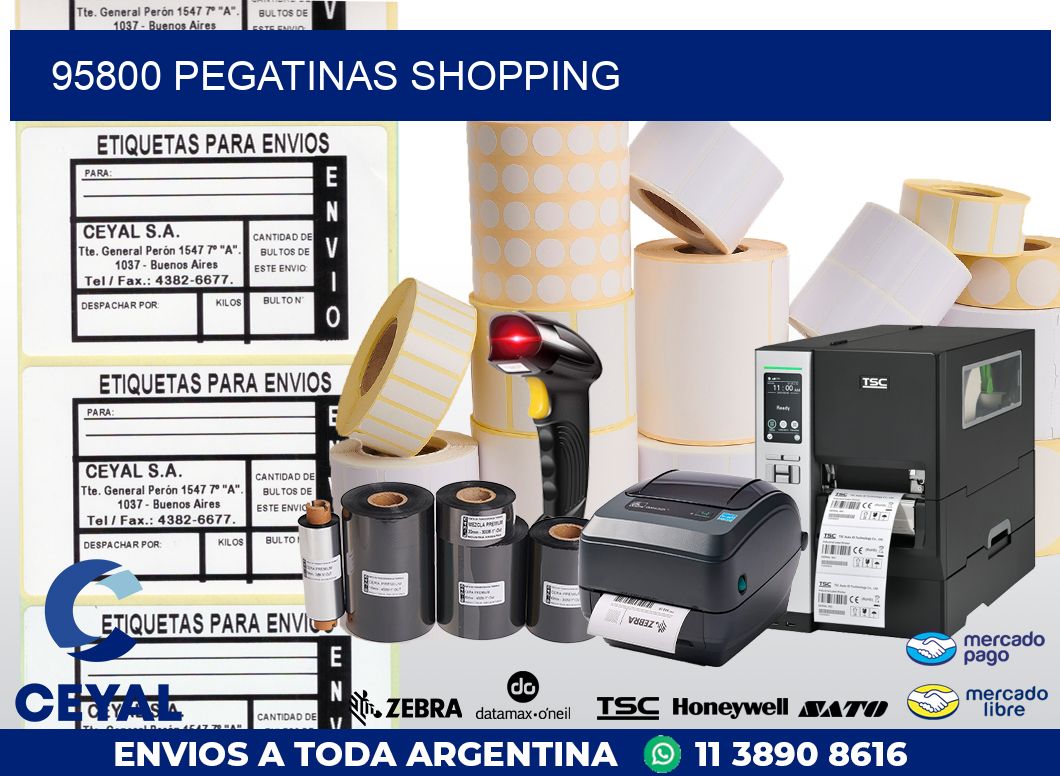 95800 PEGATINAS SHOPPING