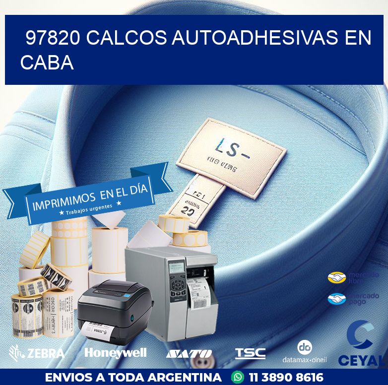 97820 CALCOS AUTOADHESIVAS EN CABA