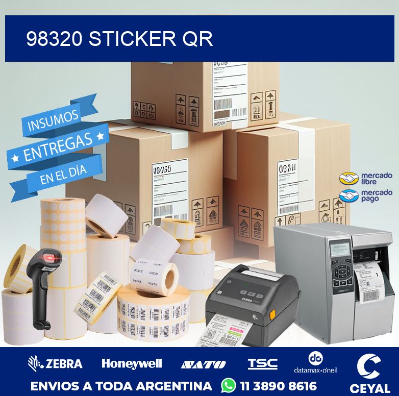 98320 STICKER QR