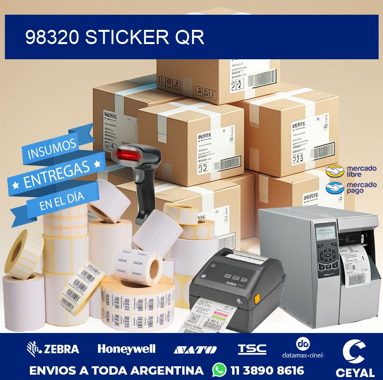 98320 STICKER QR