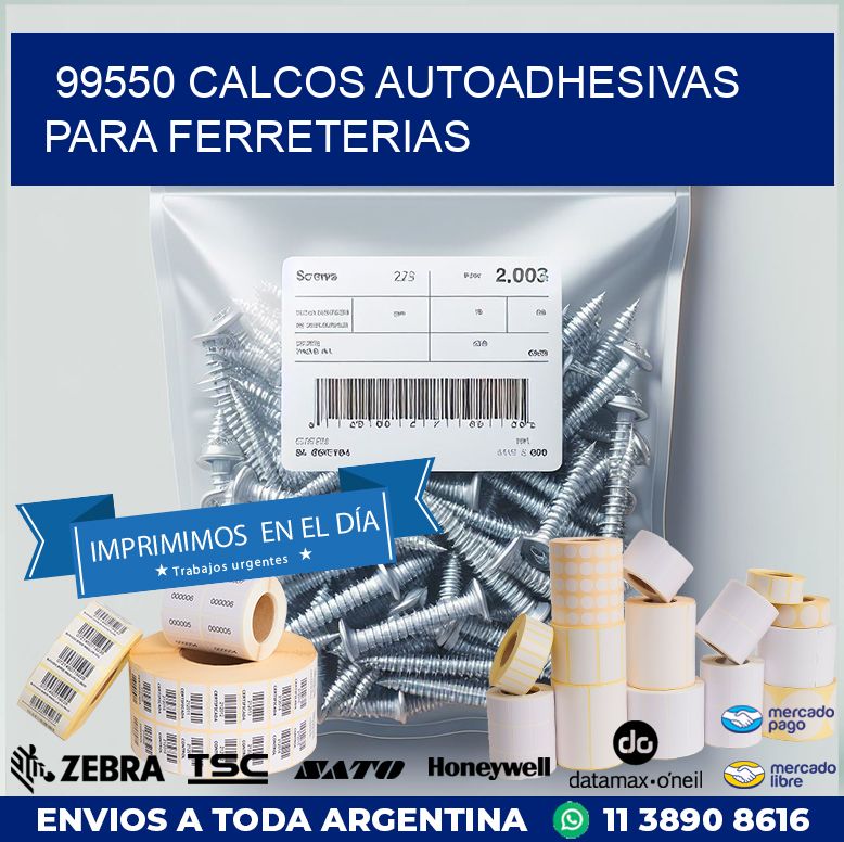 99550 CALCOS AUTOADHESIVAS PARA FERRETERIAS
