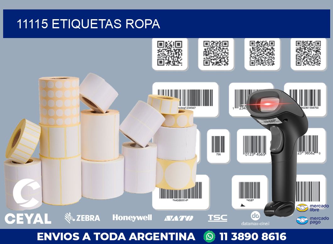 11115 ETIQUETAS ROPA