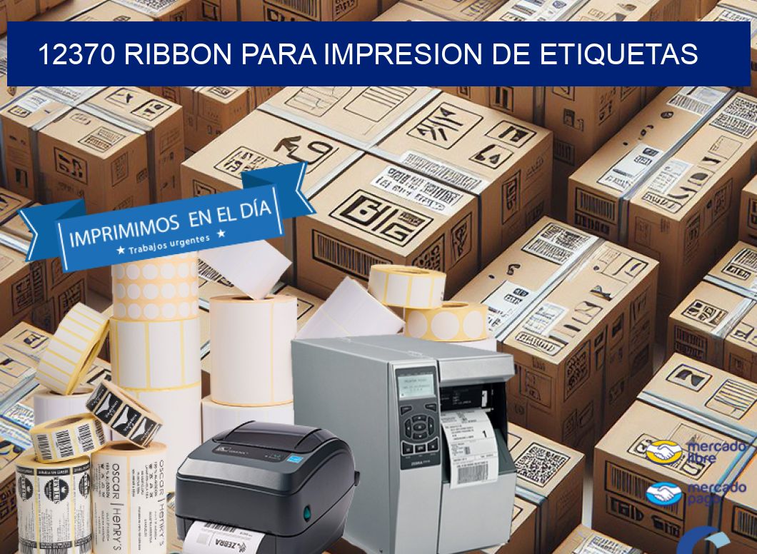 12370 RIBBON PARA IMPRESION DE ETIQUETAS