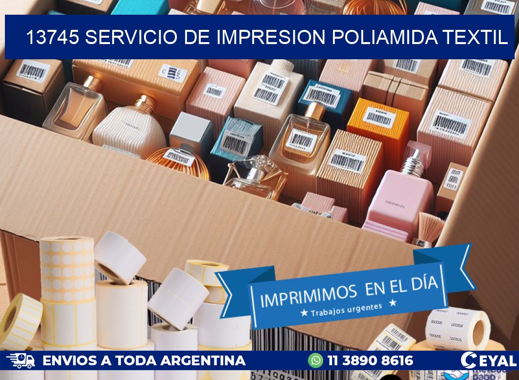 13745 SERVICIO DE IMPRESION POLIAMIDA TEXTIL