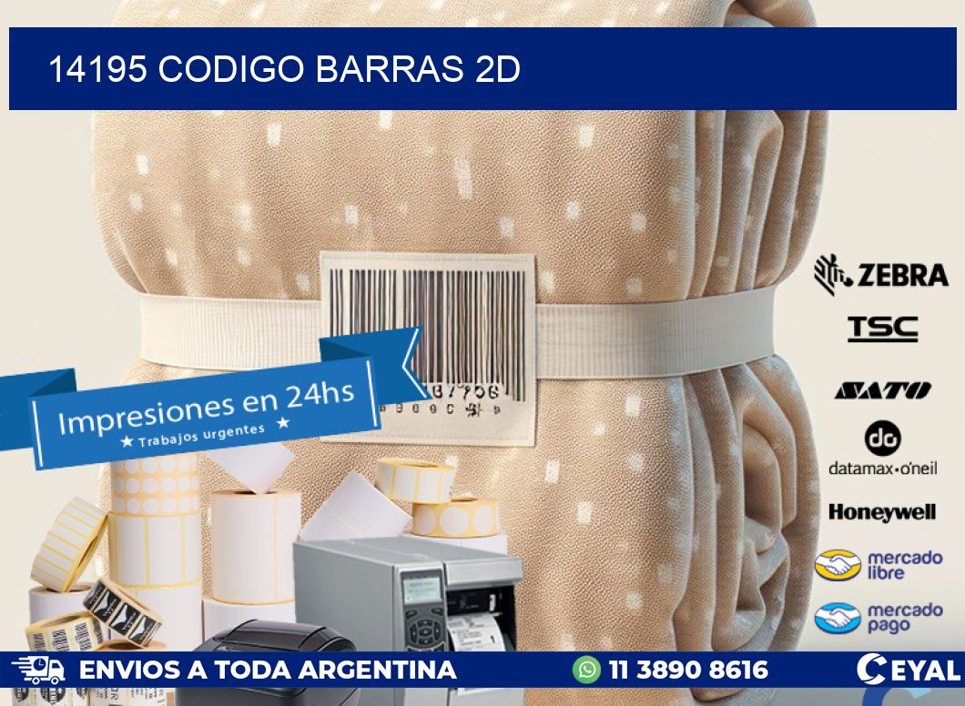 14195 CODIGO BARRAS 2D