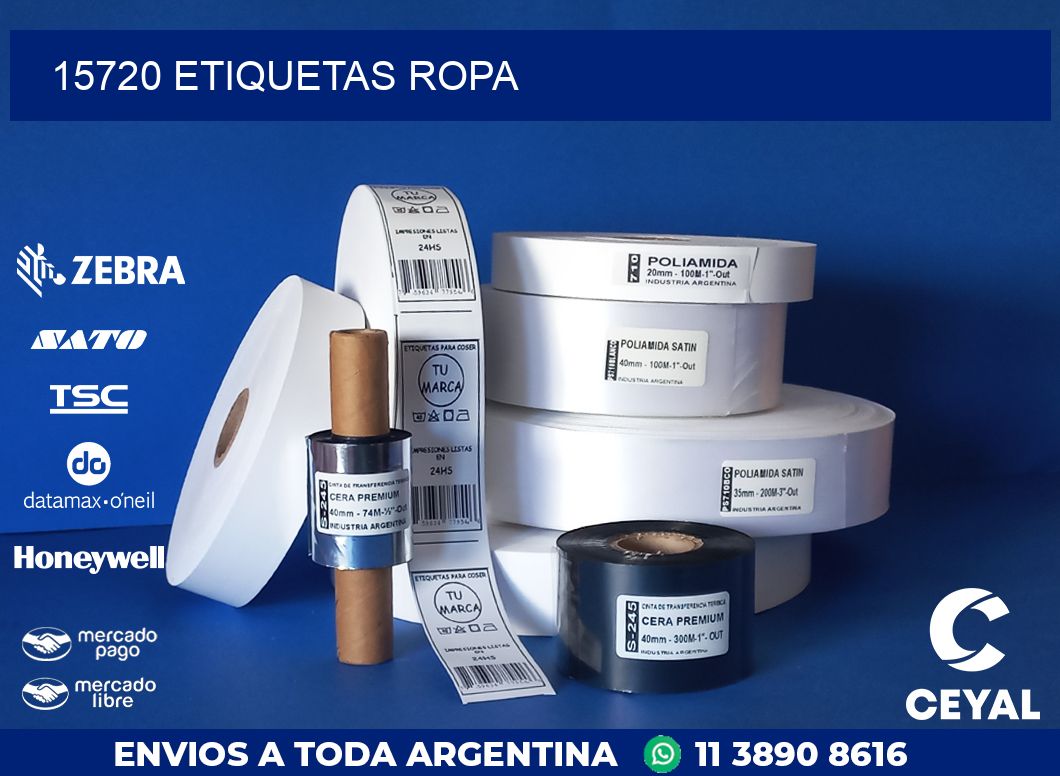 15720 ETIQUETAS ROPA