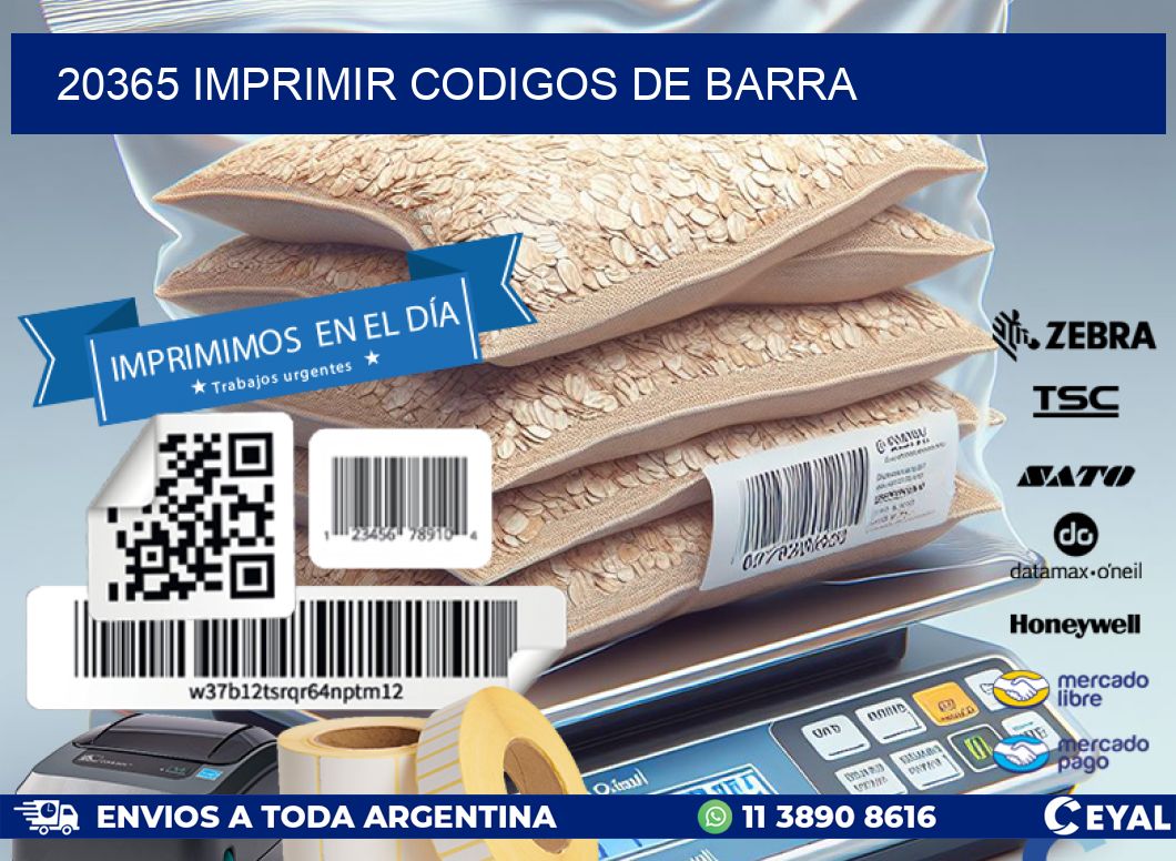 20365 imprimir codigos de barra