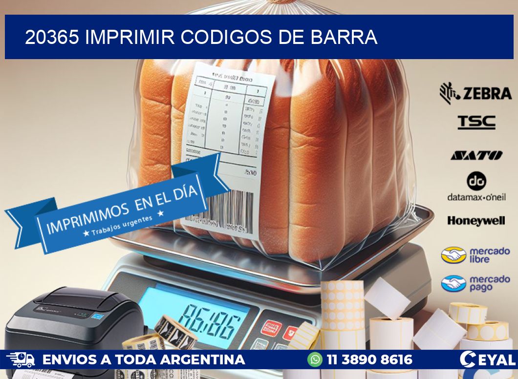 20365 imprimir codigos de barra