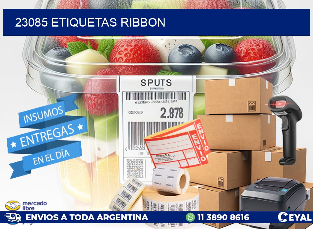 23085 ETIQUETAS RIBBON