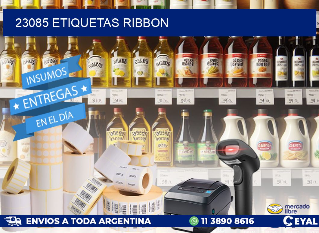 23085 ETIQUETAS RIBBON