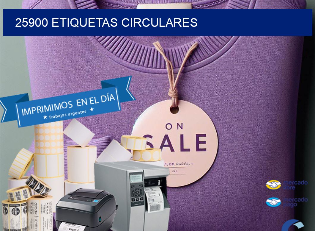 25900 ETIQUETAS CIRCULARES