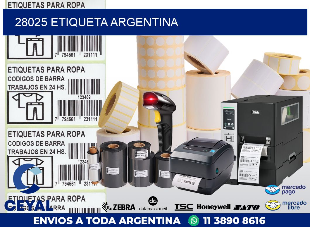 28025 ETIQUETA ARGENTINA