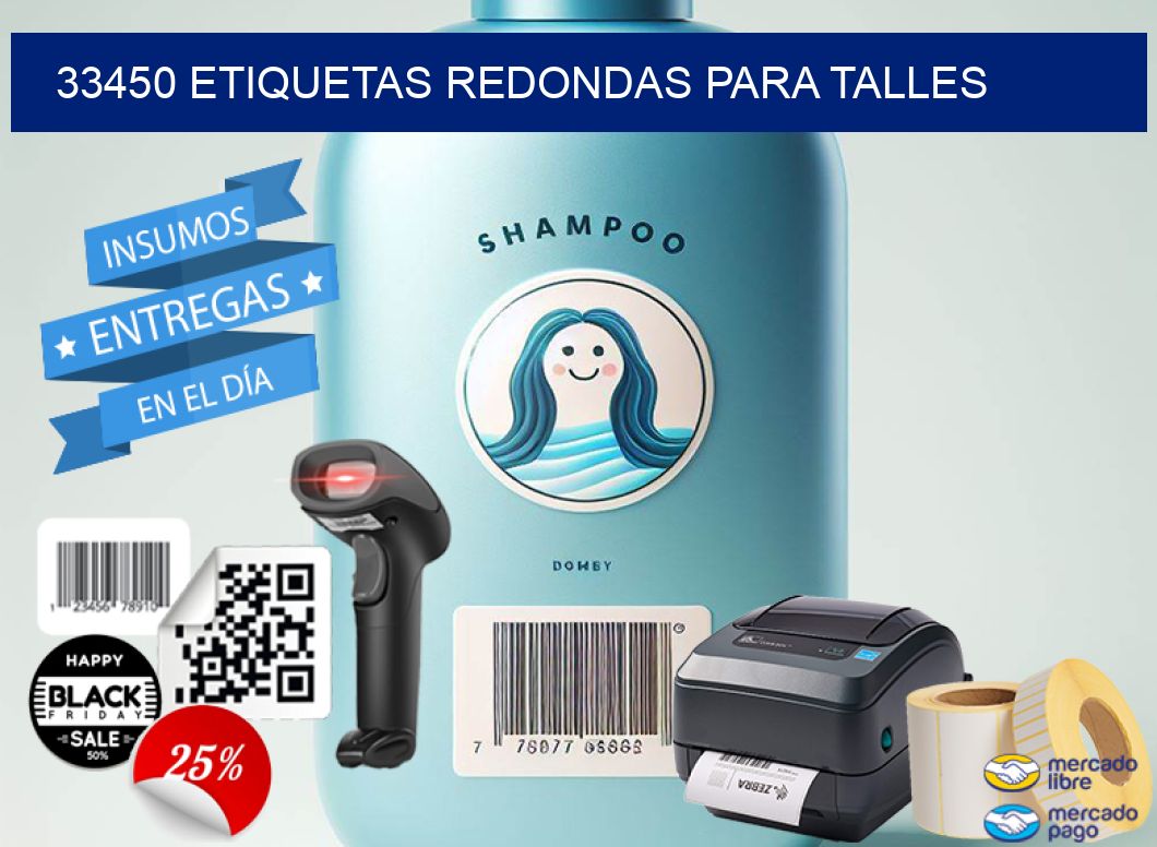 33450 ETIQUETAS REDONDAS PARA TALLES