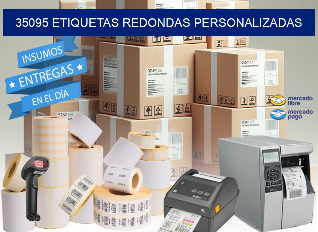 35095 ETIQUETAS REDONDAS PERSONALIZADAS