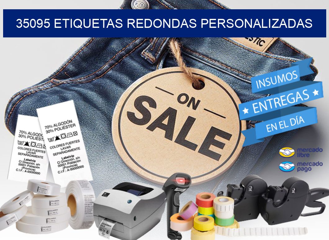 35095 ETIQUETAS REDONDAS PERSONALIZADAS