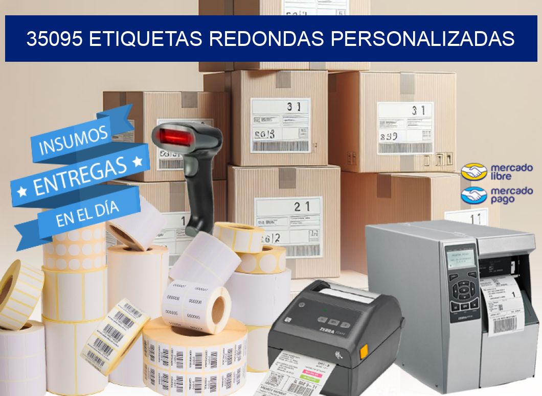 35095 ETIQUETAS REDONDAS PERSONALIZADAS