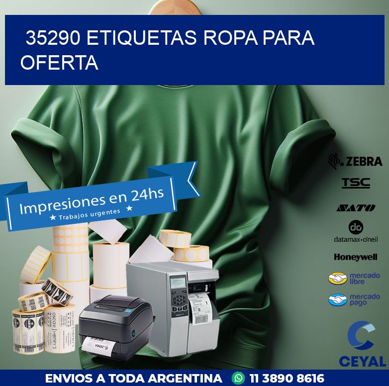 35290 ETIQUETAS ROPA PARA OFERTA