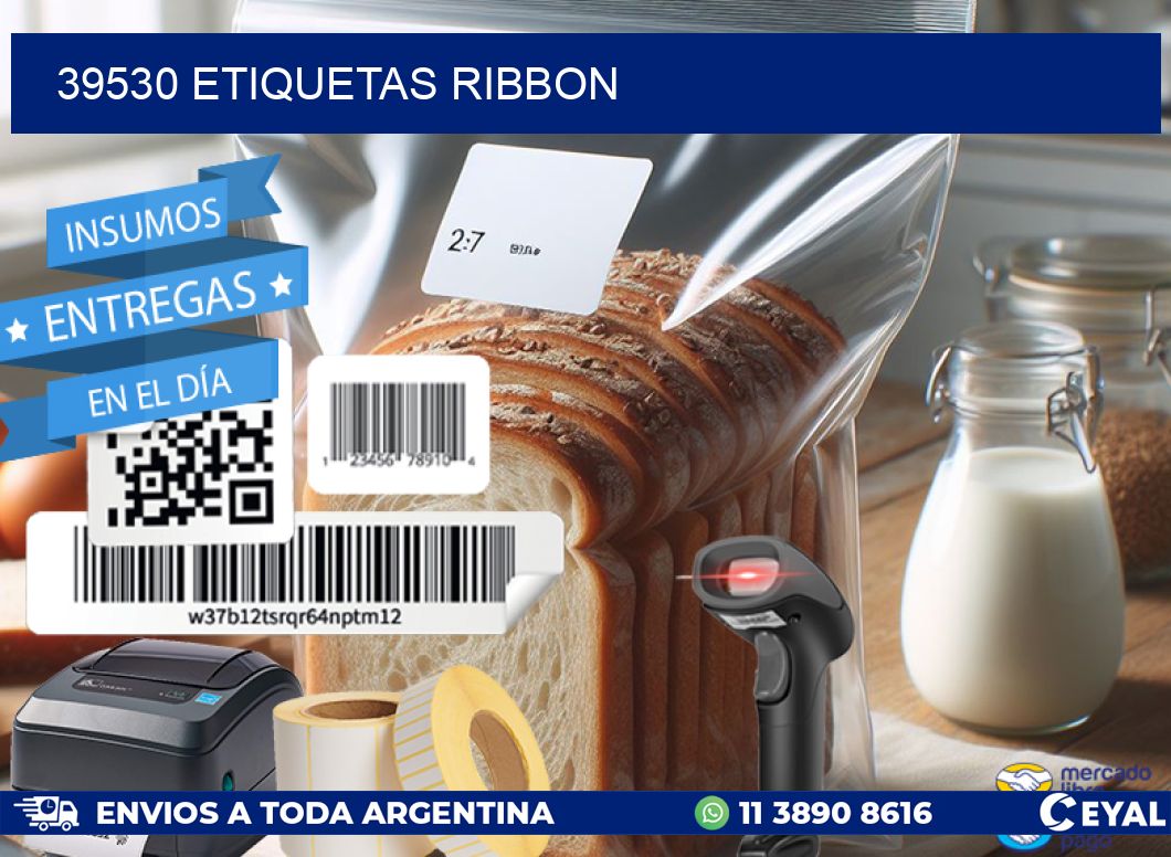 39530 ETIQUETAS RIBBON