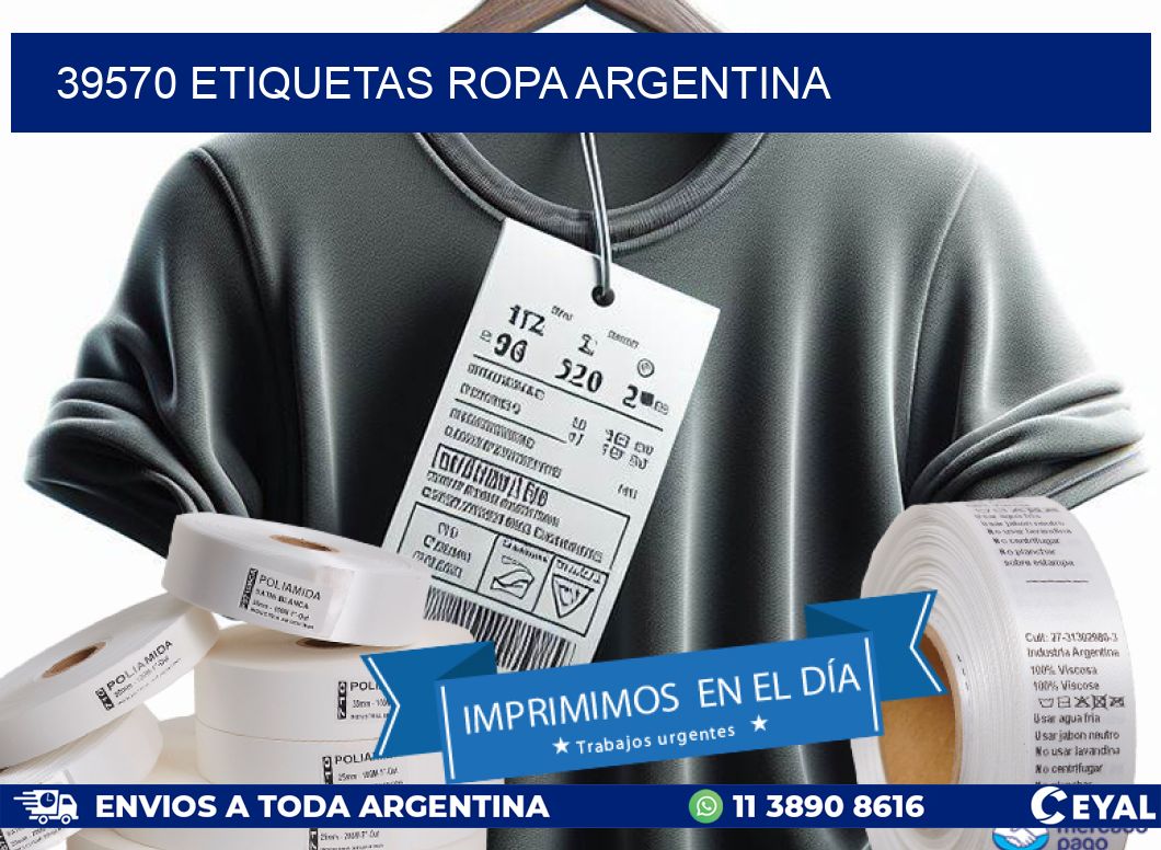 39570 ETIQUETAS ROPA ARGENTINA