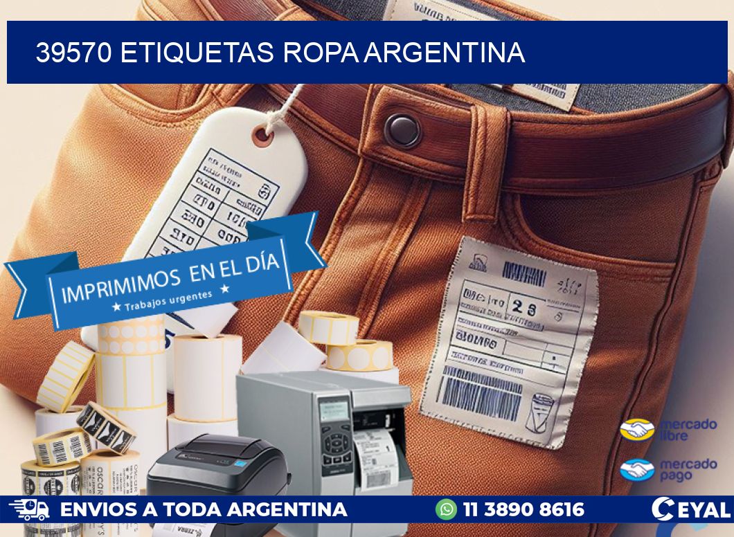 39570 ETIQUETAS ROPA ARGENTINA