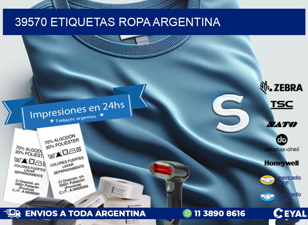 39570 ETIQUETAS ROPA ARGENTINA