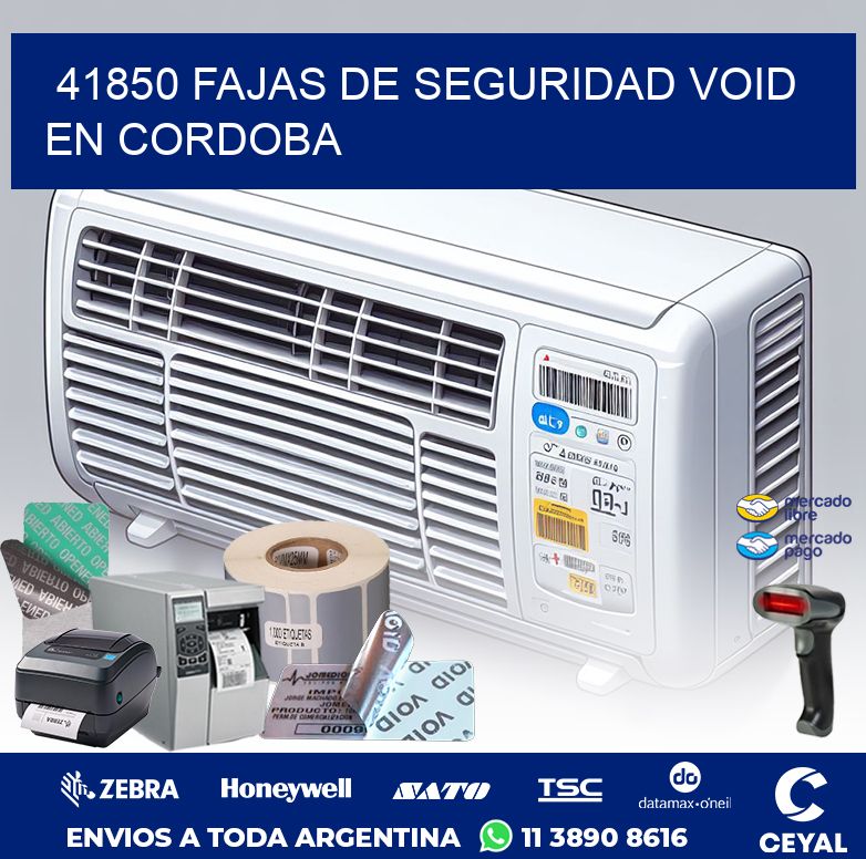 41850 FAJAS DE SEGURIDAD VOID EN CORDOBA