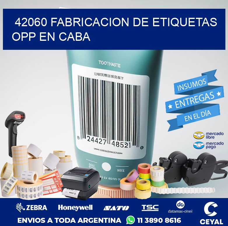 42060 FABRICACION DE ETIQUETAS OPP EN CABA