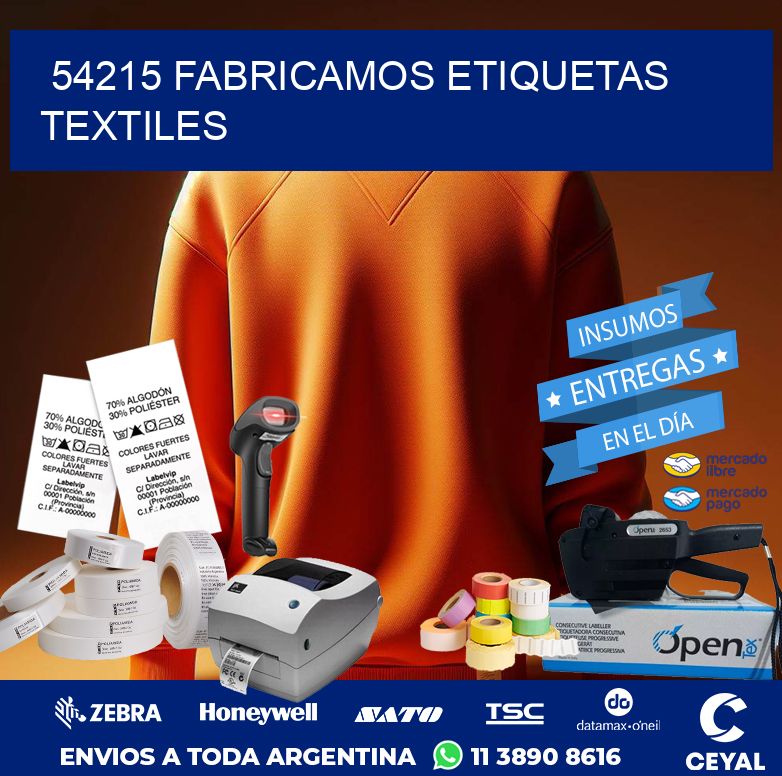 54215 FABRICAMOS ETIQUETAS TEXTILES