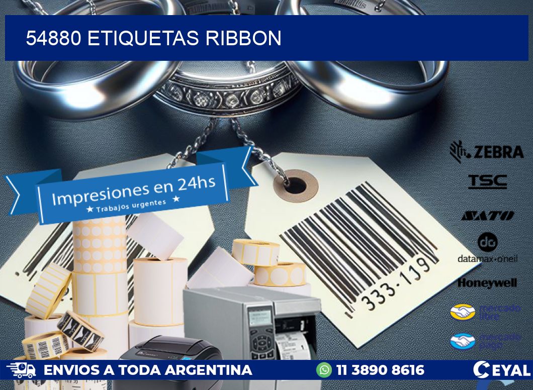 54880 ETIQUETAS RIBBON