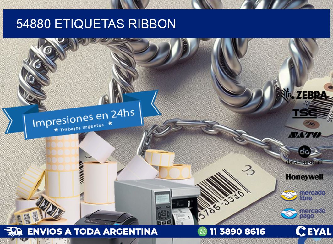 54880 ETIQUETAS RIBBON