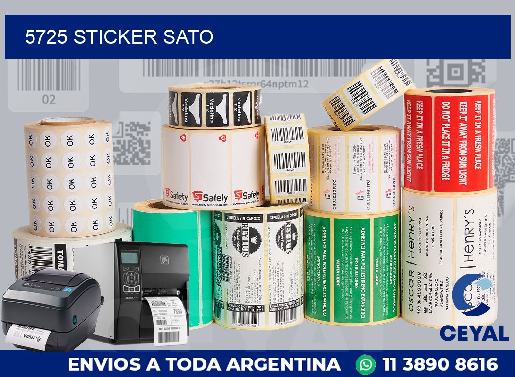 5725 sticker sato