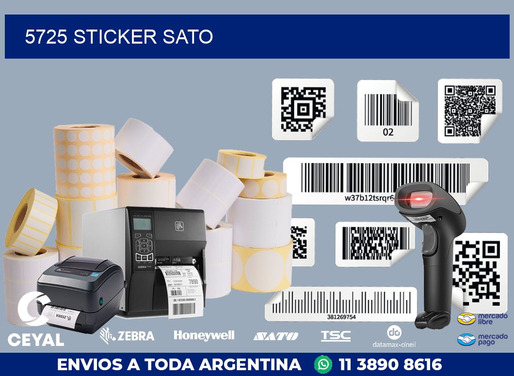 5725 sticker sato