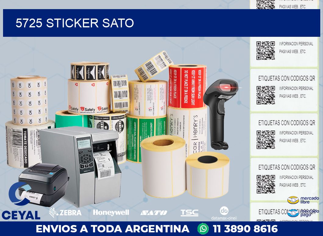 5725 sticker sato