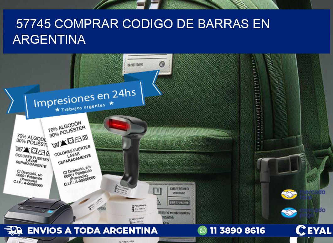 57745 Comprar Codigo de Barras en Argentina