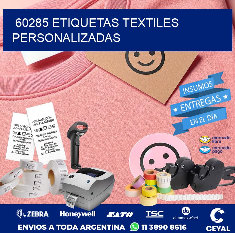 60285 ETIQUETAS TEXTILES PERSONALIZADAS