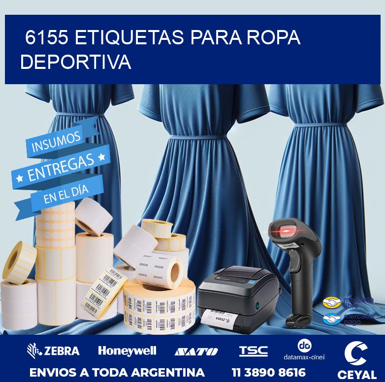 6155 ETIQUETAS PARA ROPA DEPORTIVA